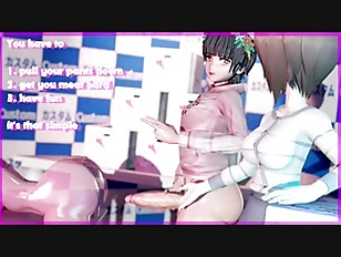 3D MMD Futanari Onahole